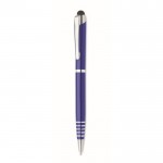 Obrázek Modré otočné kuličkové pero se stylusem, MN