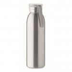 Obrázek Matně stříbrná jednostěnná nerezová láhev 650 ml