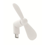 Obrázek Přenosný ventilátor USB-C pro chytré telefony, bílá