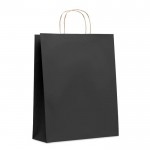 Obrázek Papírová taška černá 32x12x40cm, kroucená držadla
