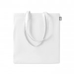 Obrázek Bílá laminovaná nákupní taška z netkaného RPET