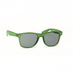Obrázek Transparentní zelené sluneční brýle s RPET obrubou