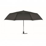 Obrázek Černý větruodolný, automatický skládací deštník 