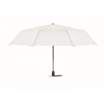 Obrázek Bílý větruodolný, automatický skládací deštník 