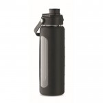 Obrázek Skleněná láhev s černým silikonovým obalem