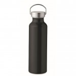 Obrázek Černá láhev z recykl. hliníku 500ml