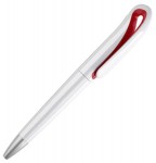 Obrázek Kuličkové pero s červeným podložením klipu