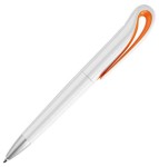 Obrázek Kuličkové pero s oranžovým podložením klipu