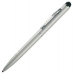 Obrázek Matně stříbrné kovové kuličkové pero se stylusem