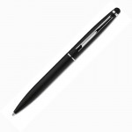 Obrázek Kovové kuličkové pero se stylusem černé