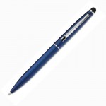 Obrázek Kovové kuličkové pero se stylusem modré