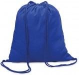 Obrázek Modrý bavlněný batoh  se stahovací šňůrou
