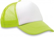 Obrázek Neonově zeleno-bílá čepice pro řidiče kamionů