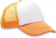 Obrázek Neonově oranžovo-bílá čepice pro řidiče kamionů