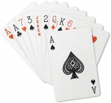 Obrázek Hrací karty v PP pouzdře, červené