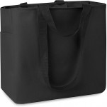 Obrázek Černá nákupní taška s boční kapsou
