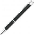 Obrázek Černé hliníkové pero pogumované - vhodné pro laser