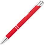 Obrázek Červené hliníkové pero pogumované - vhodné pro laser