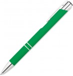 Obrázek Zelené hliníkové pero pogumované - vhodné pro laser