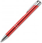 Obrázek Červené kuličkové pero s hliníkovým povrchem, MN