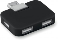 Obrázek USB rozbočovač se čtyřmi porty, černý