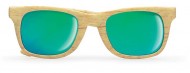 Obrázek Klasické sluneční brýle UV400, vzhled dřeva