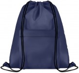 Obrázek Velký tmavě modrý batoh a s přední kapsou na zip