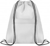 Obrázek Velký bílý batoh a s přední kapsou na zip