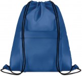 Obrázek Velký světle modrý batoh a s přední kapsou na zip