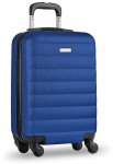 Obrázek Modrý skořepinový kufr na kolečkách