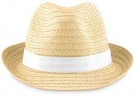 Obrázek Slaměný klobouk s bílou stuhou