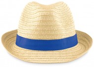 Obrázek Slaměný klobouk s modrou stuhou