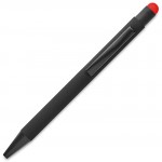 Obrázek Černé hliníkové pero s červeným stylusem