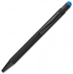 Obrázek Černé hliníkové pero s tyrkysovým stylusem