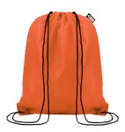 Obrázek Oranžový batoh se šňůrkami ze 190T RPET