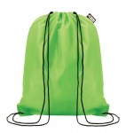 Obrázek Zelený batoh se šňůrkami ze 190T RPET