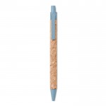 Obrázek Korkové pero s modrými doplňky
