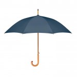 Obrázek Tmavě modrý deštník s dřevěným tělem