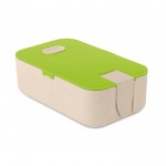 Obrázek Eko obědová krabička přírodní se zeleným víčkem
