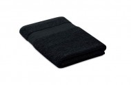 Obrázek Černý bavlněný ručník 140 x 70 cm