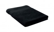 Obrázek Černý bavlněný ručník 180 x 100 cm
