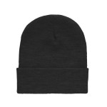 Obrázek Černá polyesterová čepice z RPET s lemem 