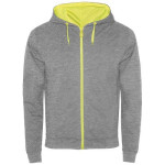Obrázek Mikina 280 na zip s kapucí Fuji šedo/ žlutá XL