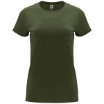 Obrázek Tmavě zelené dámské tričko Capri M