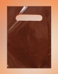 Obrázek Igelitové tašky o rozměru 150 x 200 mm, hnědé, potisk 1/0