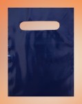 Obrázek Igelitové tašky o rozměru 150 x 200 mm, tmavě modré, potisk 1/0
