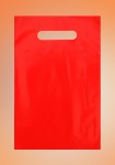 Obrázek Igelitové tašky o rozměru 200 x 300 mm, červené, potisk 1/0