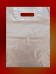 Obrázek Igelitové tašky o rozměru 300 x 400 mm, stříbřité, potisk 1/0