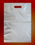 Obrázek Igelitové tašky o rozměru 350 x 500 mm, stříbřité, potisk 1/0