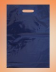 Obrázek Igelitové tašky o rozměru 350 x 500 mm, tmavě modré, potisk 2/0